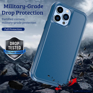 iPhone 12 Pro Max Compatible Case with Premium Shockproof Heavy Duty Armor - Mint